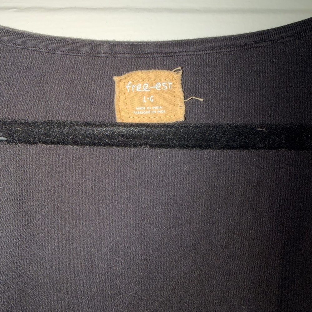 Free People Black Long Sleeve Dress - Picture 6 of 6
